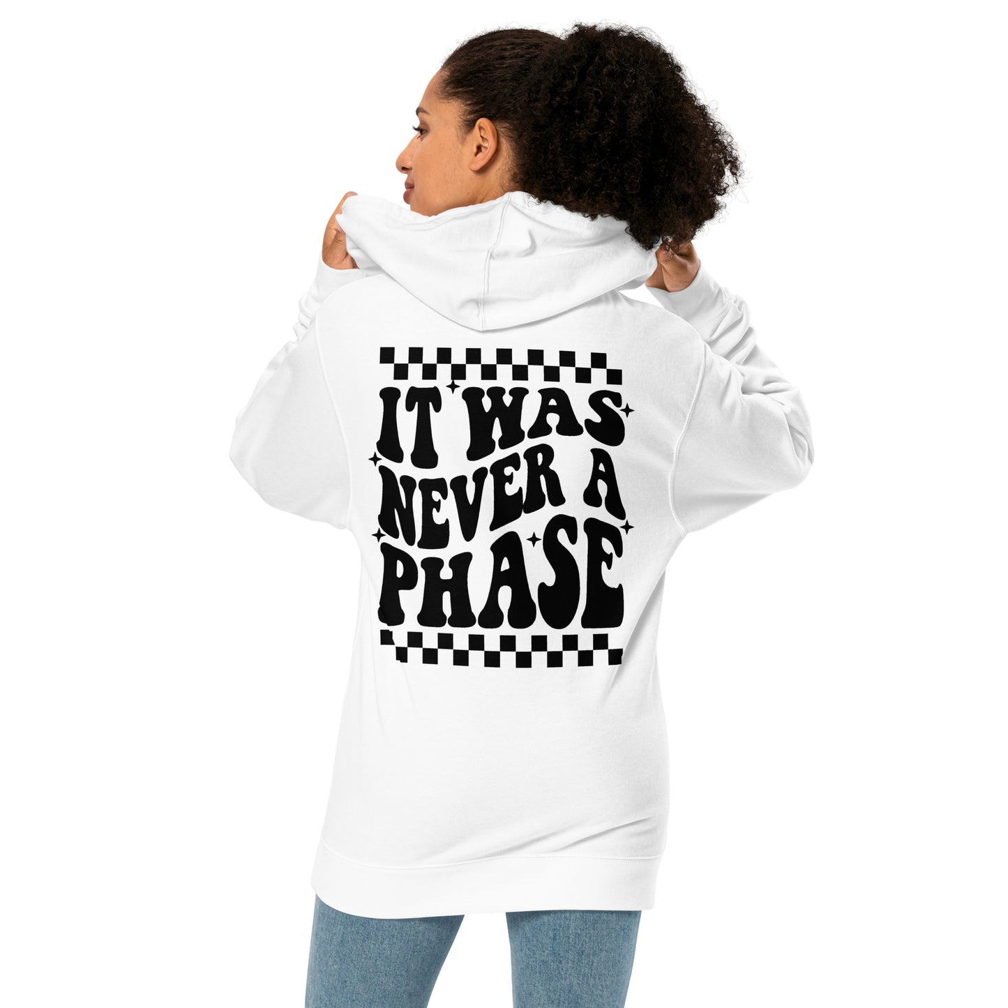 It Was Never a Phase - NKO Crew White Unisex Hoodie